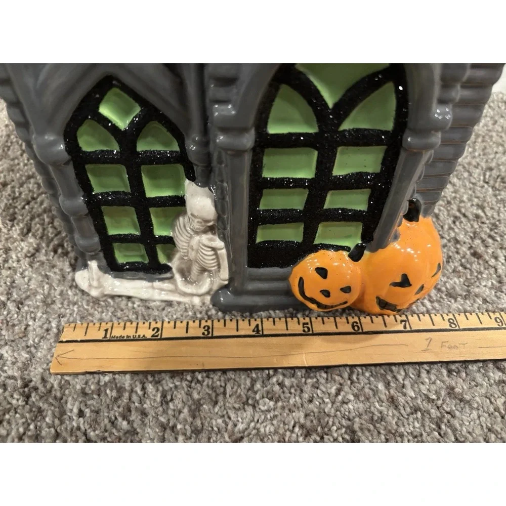 Cheryl's Cookies Haunted House Halloween Ceramic Cookie Jar